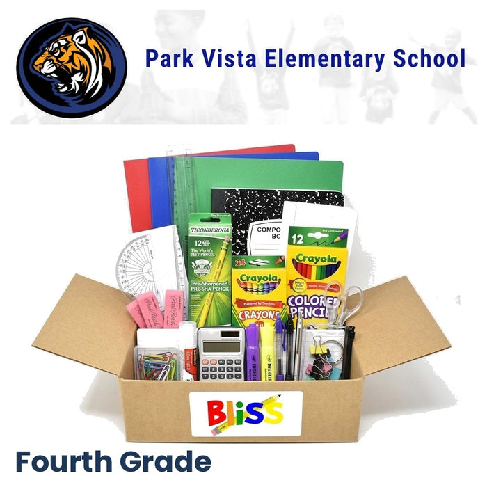 Park Vista Elementary School 4th Grade School Supply Kit