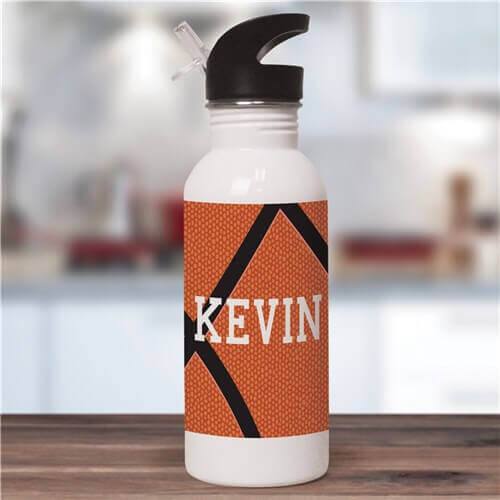 Bliss EDU Personalized Basketball Water Bottle