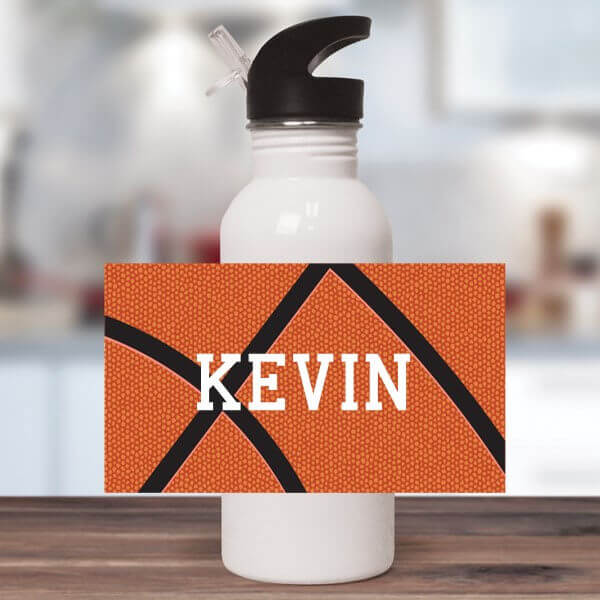 Personalized Basketball Water Bottle