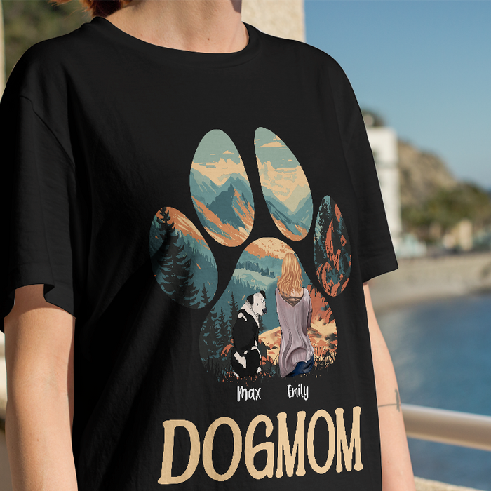 Personalized Custom T Shirt Gift For DogMom