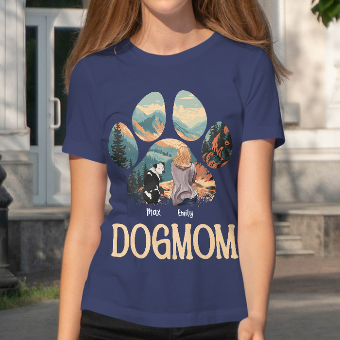 Personalized Custom T Shirt Gift For DogMom
