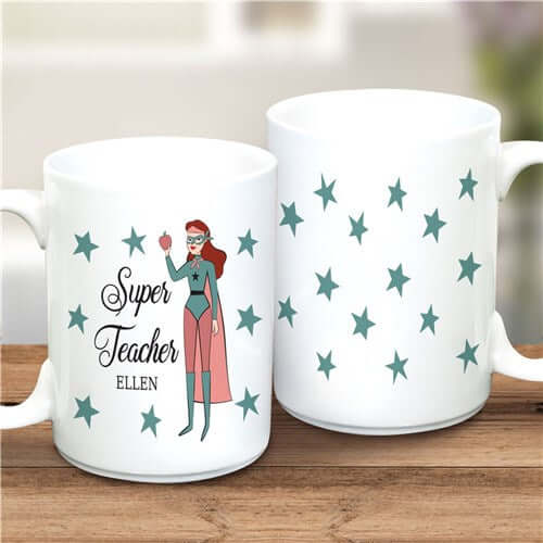 Personalized Super Teacher 15 oz Mug