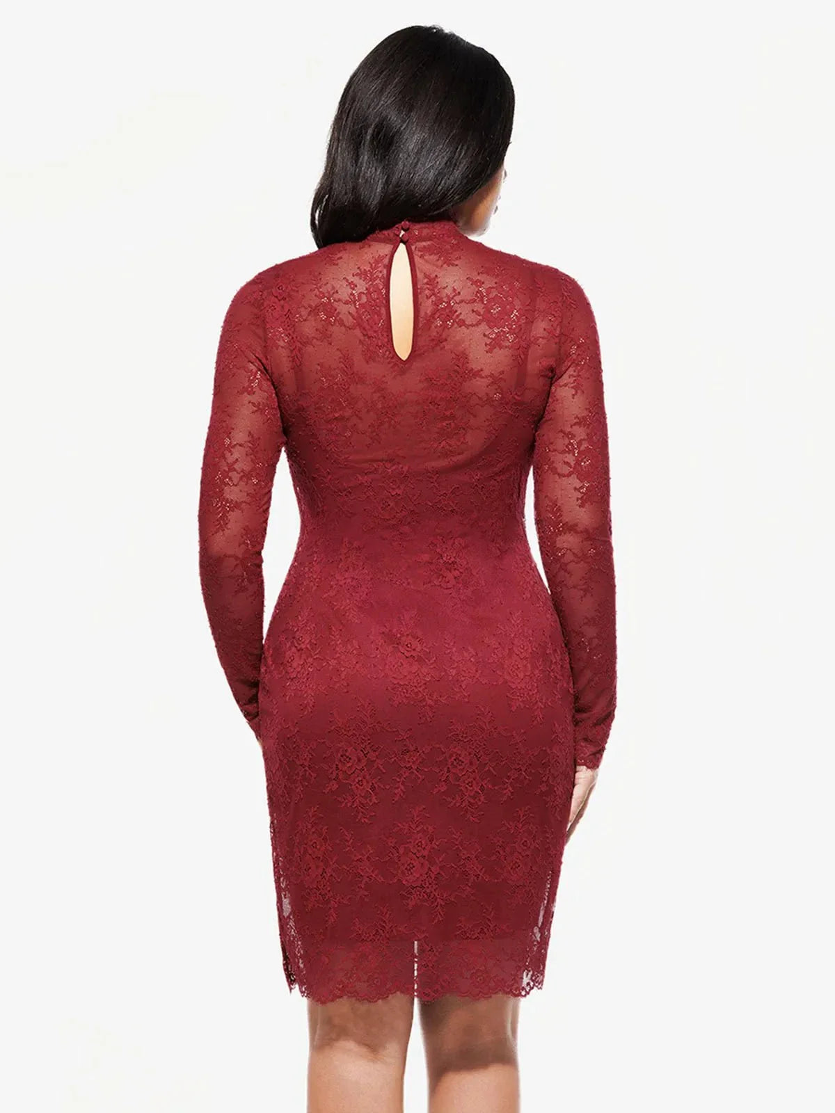 Shapewear 2-in-1 Lace Overlay Sculpting Dress
