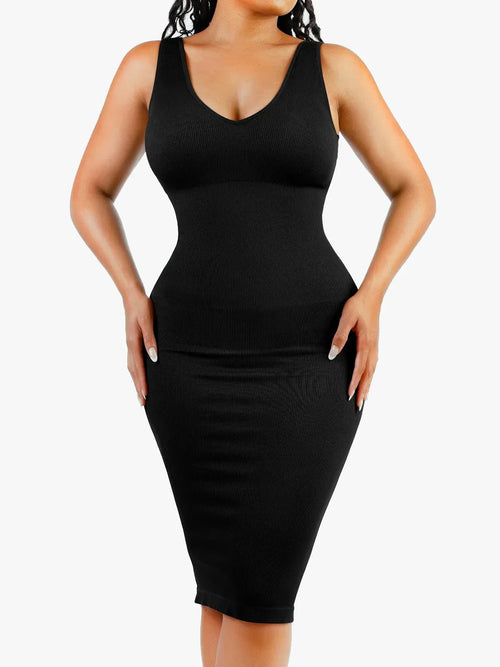 Shapewear Seamless Sleeveless Slimming Dress Set