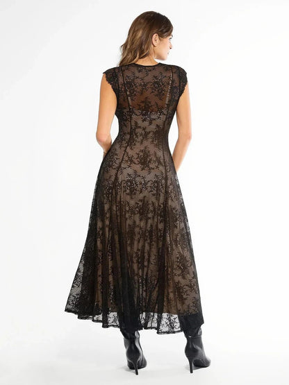 Shapewear Lace Fantasy Mini & Maxi Sculpting Dress Set