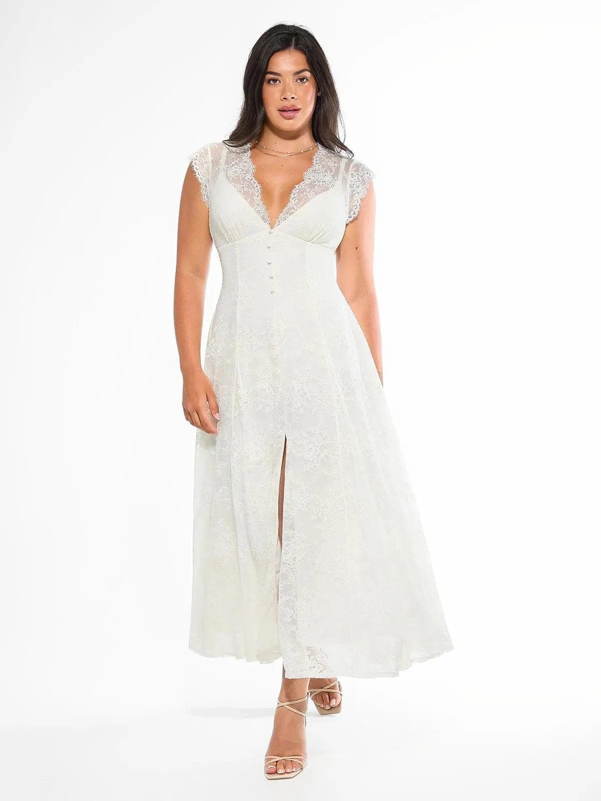 Shapewear Lace Fantasy Mini & Maxi Sculpting Dress Set