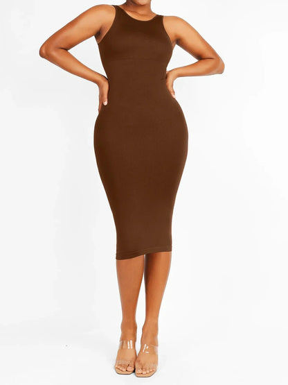 Shapewear Large U-Back Snatched Seamless Dress
