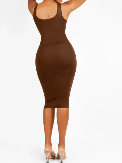 Shapewear Large U-Back Snatched Seamless Dress