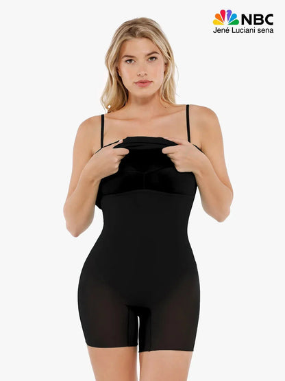 Shapewear Ruched Bias Twist Tummy Control Maxi Dress