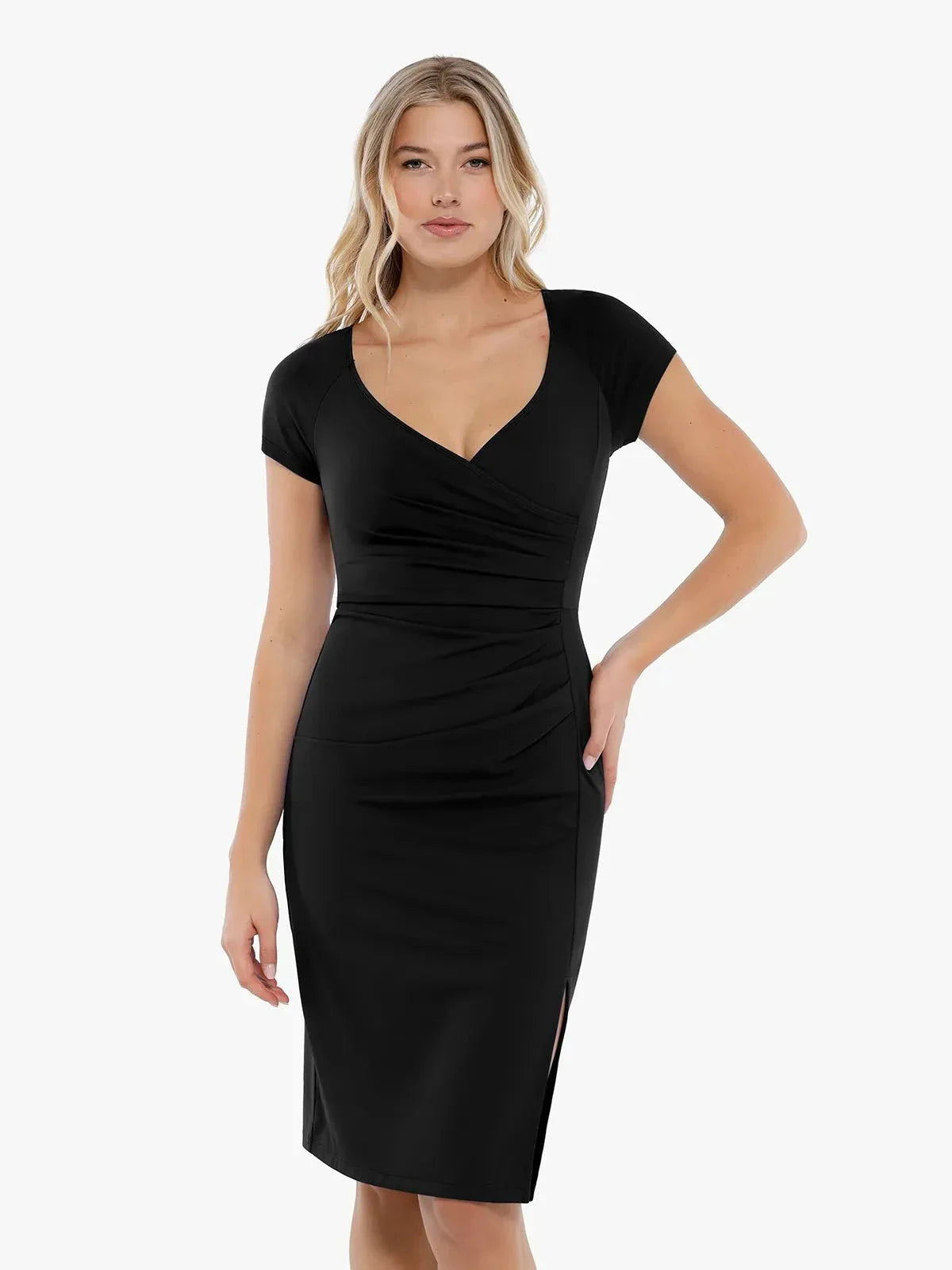 Shapewear Short Sleeve Perfect Form Sheath Dress