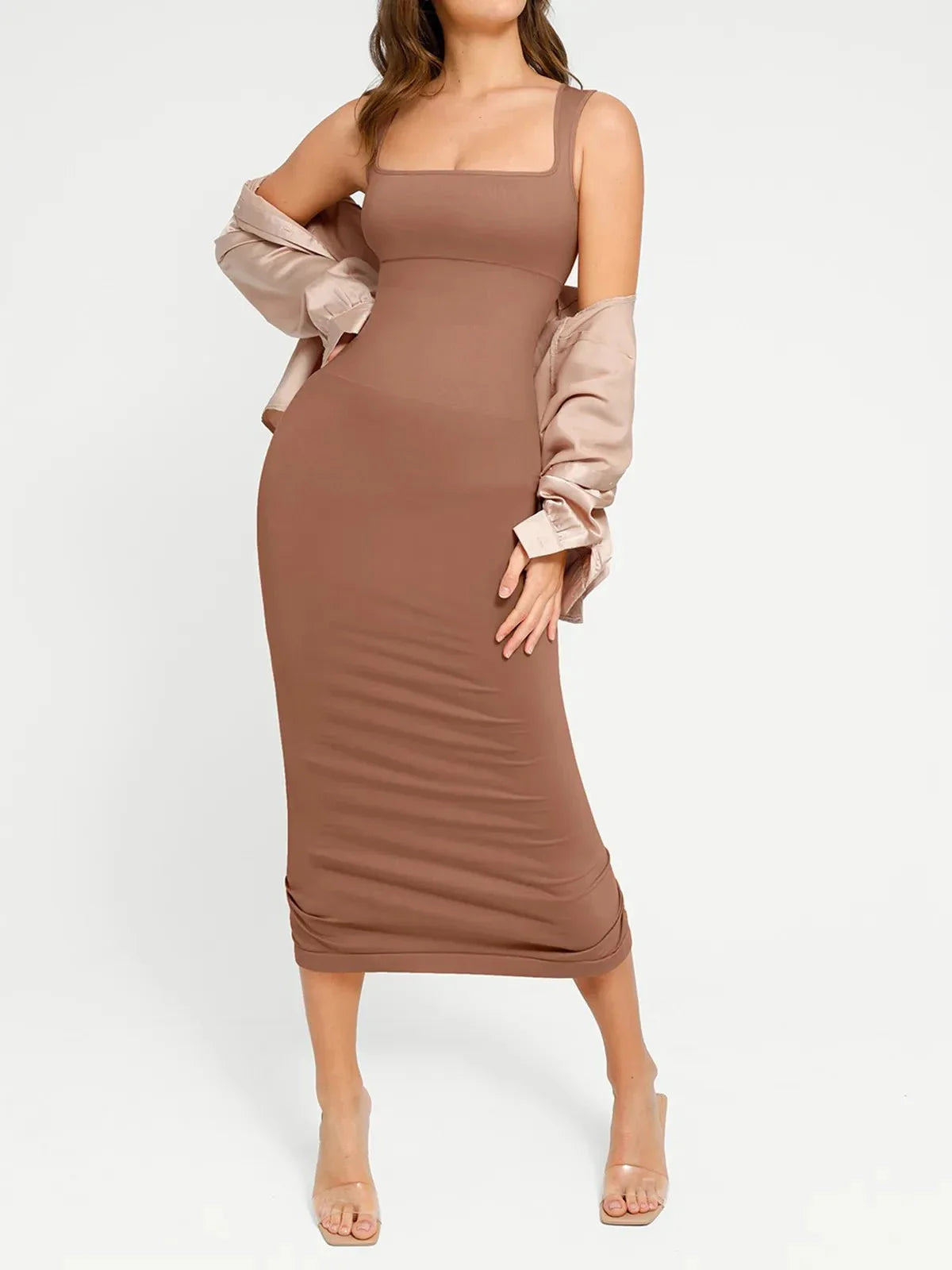 Shapewear Seamless Sleeveless Slimming Dress Set
