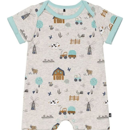 Printed Romper Organic Cotton