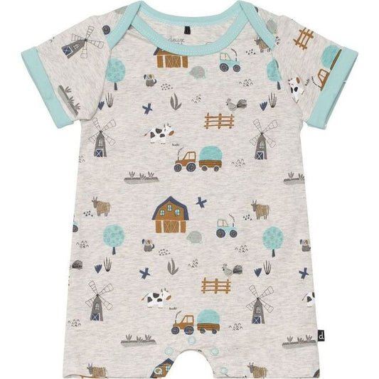 Printed Romper Organic Cotton