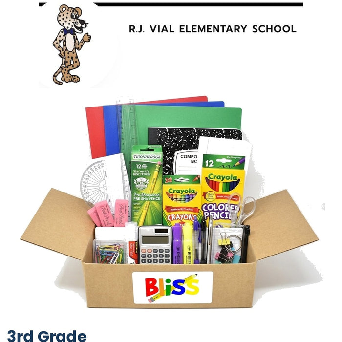 R.J. Vial Elementary School 3rd Grade School Supply Kit