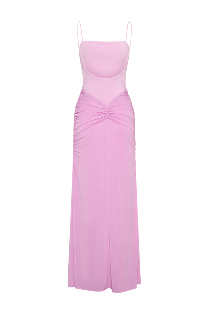 Roisin Slinky Maxi Dress - Powder Pink