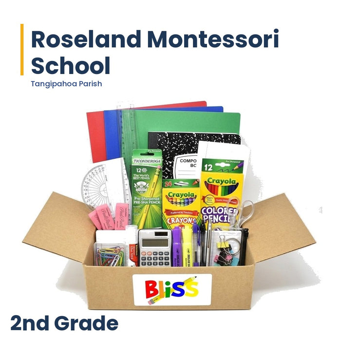 Roseland Montessori School 2nd Grade School Supply Kit