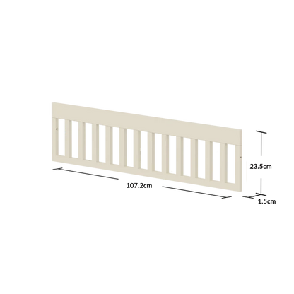 Safety rail for Baby Bed NOVA, 120x70 cm, Cream SAFETYRAIL safety-rail-for-baby-bed-cream  flexa-com.myshopify.com