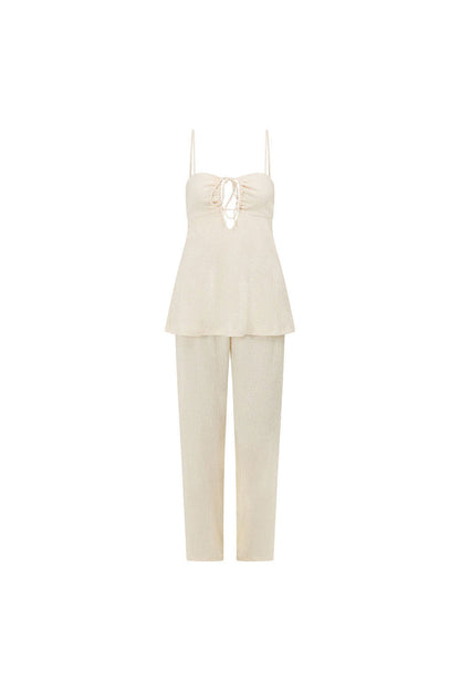 SAMPLE-Ashton Jumpsuit - Cream