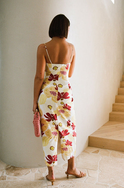 SAMPLE-Aster Cutout Dress - Dusk Lily