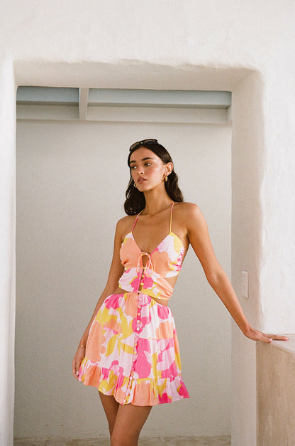 SAMPLE-Backless Cecily Dress - Nectar Floral