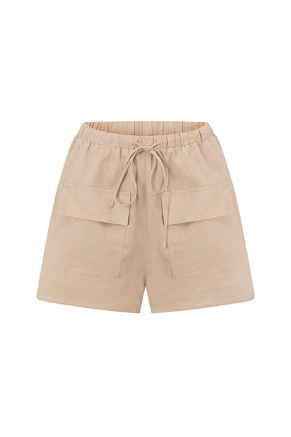 SAMPLE-Cressida Shorts - Tan