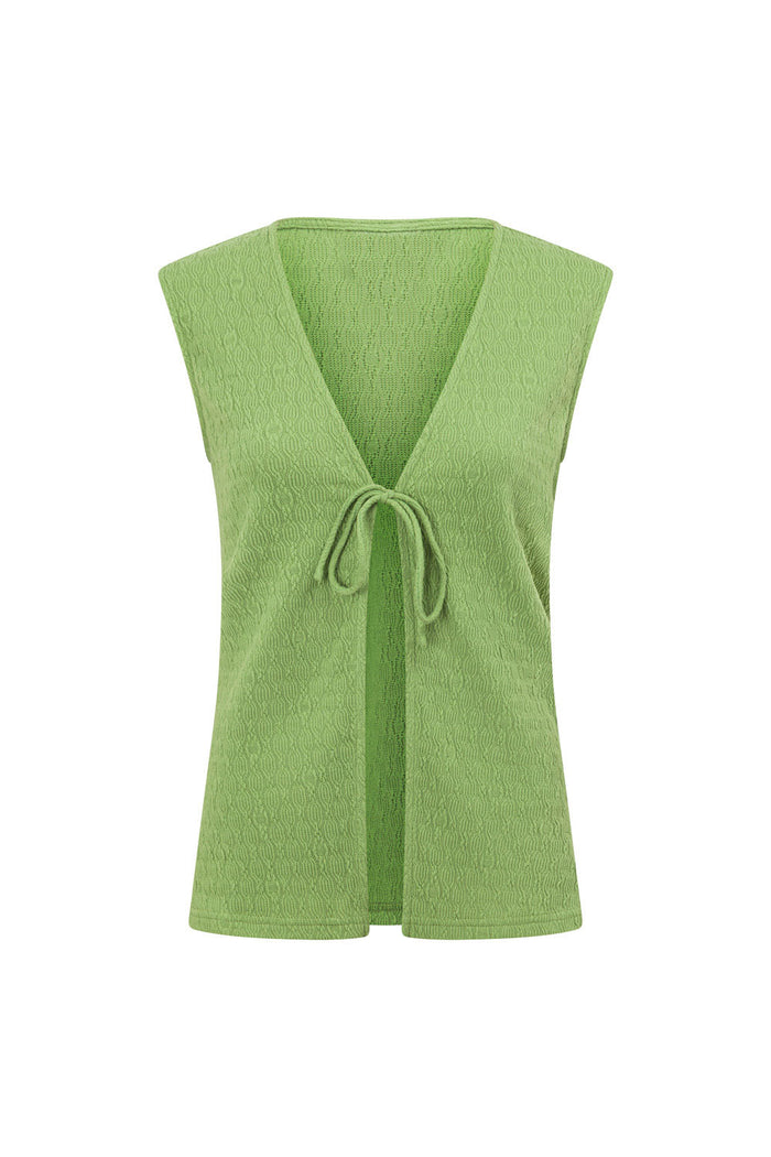 SAMPLE-Marina Split Top - Green