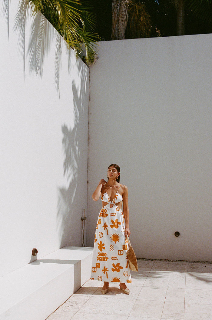 SAMPLE-Toulouse Maxi Dress - Objects Cream