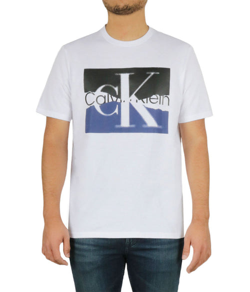 Short Sleeves Torn Logo Crew Tee