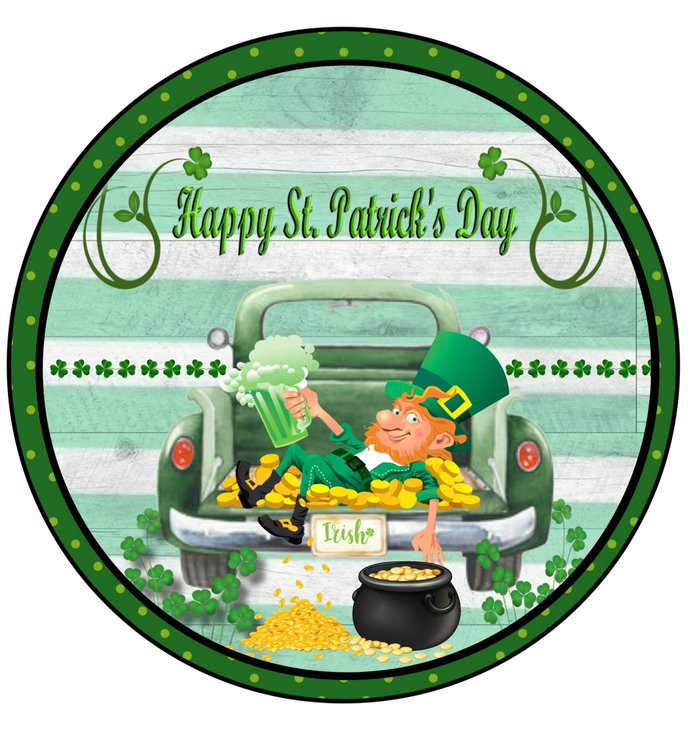 St Paddy's Day Sign, Wreath Supplies, Wreath Center