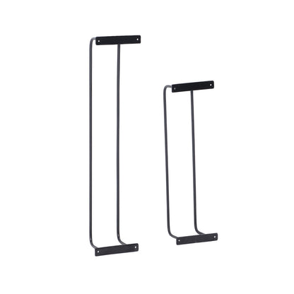 Terry Black Metal Towel (Set of 2)