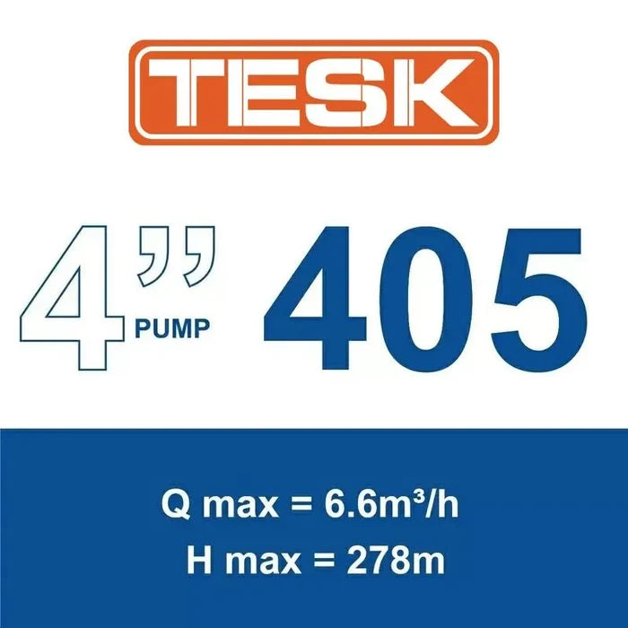 TESK 4SK 405-08 submersible borehole pump — official 405 range image