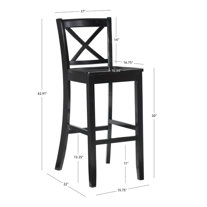 Torino X Back Stool