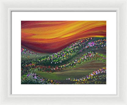 16" x 12" / White / White
