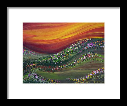 Ups and Downs - Framed Print