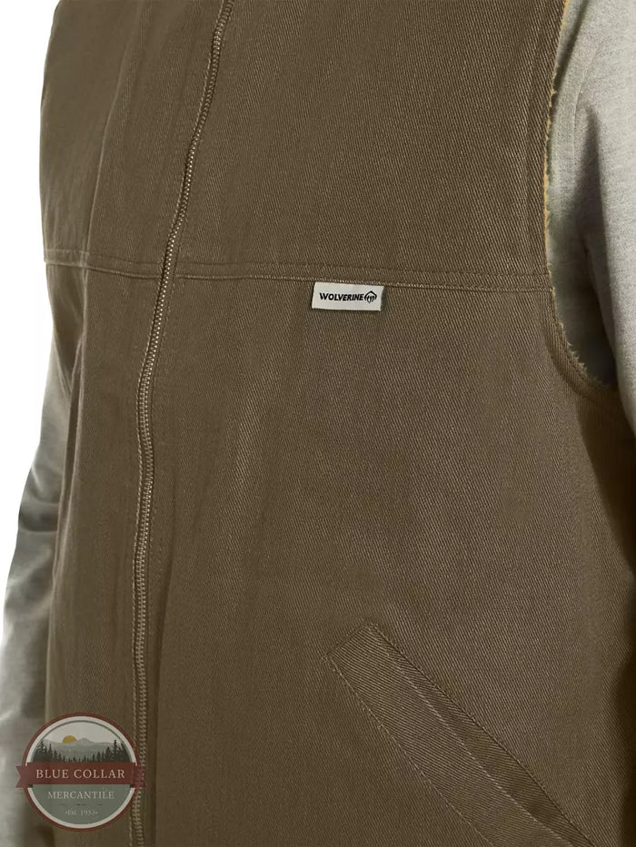 Wolverine W1105500 Upland Vest Bison Detail View