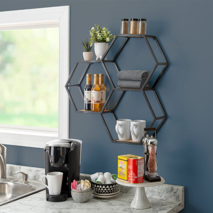 Willa Metal Wall Shelves