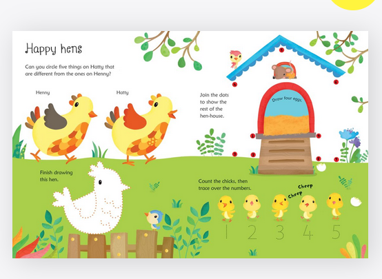 Wipe-Clean Farm Activities : Usborne