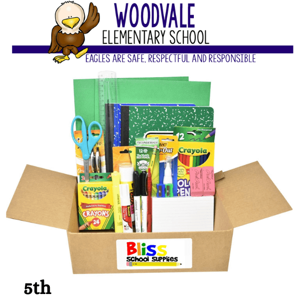 Woodvale Elementary - Fifth Grade Supply Kit