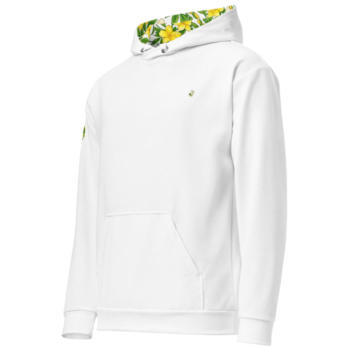 Yellow Jasmine Golf Hoodie - Limited Edition White
